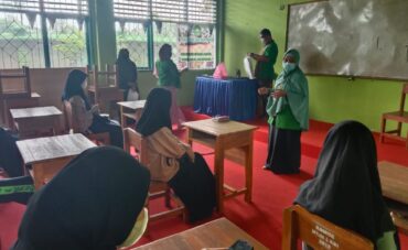 Puskesmas Perumnas Lakukan Penyuluhan Kesehatan Di MTsN 1 Kendari