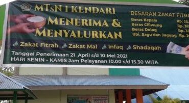 Optimalisasi Zakat, MTsN 1 Kendari Jadi UPZ