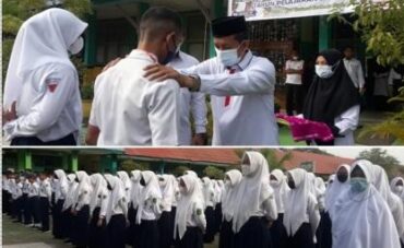Buka Ujian Madrasah, Kandep Kota Kendari Tekankan Kejujuran Pada Siswa MTsN 1 Kendari