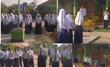 Pelaksanaan Asesmen Kompetensi Madrasah Indonesia (AKMI) di MTsN 1Kendari di Buka oleh Kepala MTsN 1 Kendari