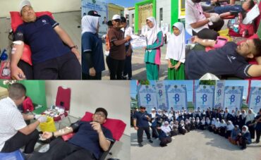 Meriahkan HAB ke-78, Keluarga Besar MTsN 1 Kendari Ikut Aksi Donor Darah dan Bakti Sosial